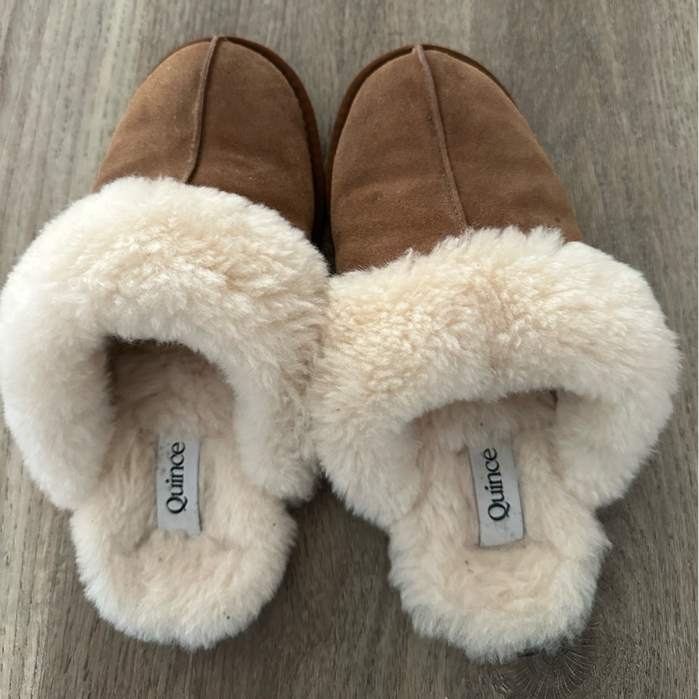 Quince Shearling Slippers